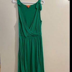 Green cotton dress